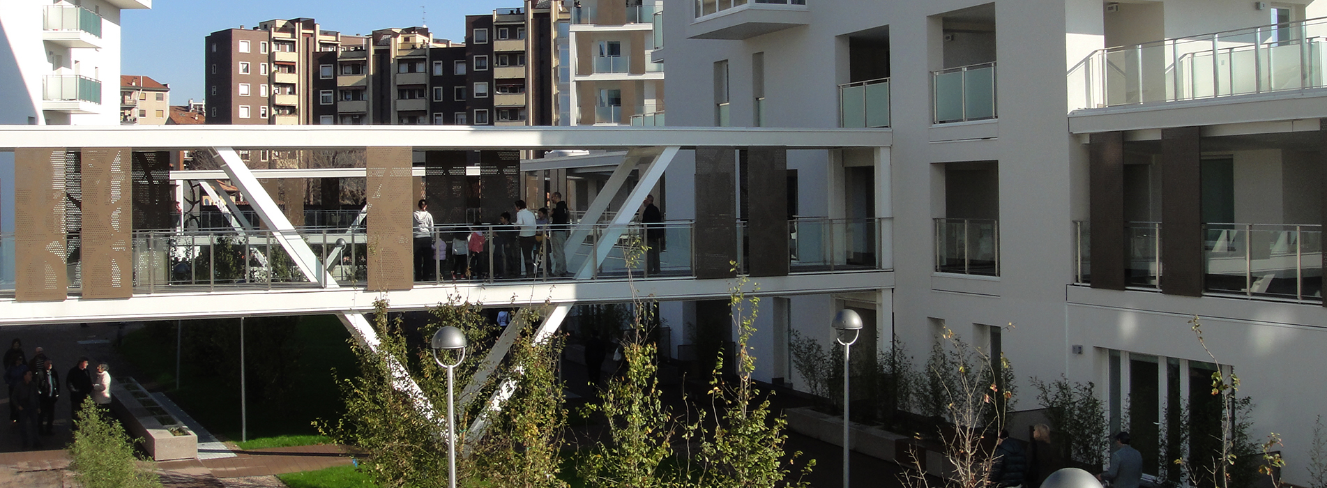 Residential building in social housing in Via Cenni