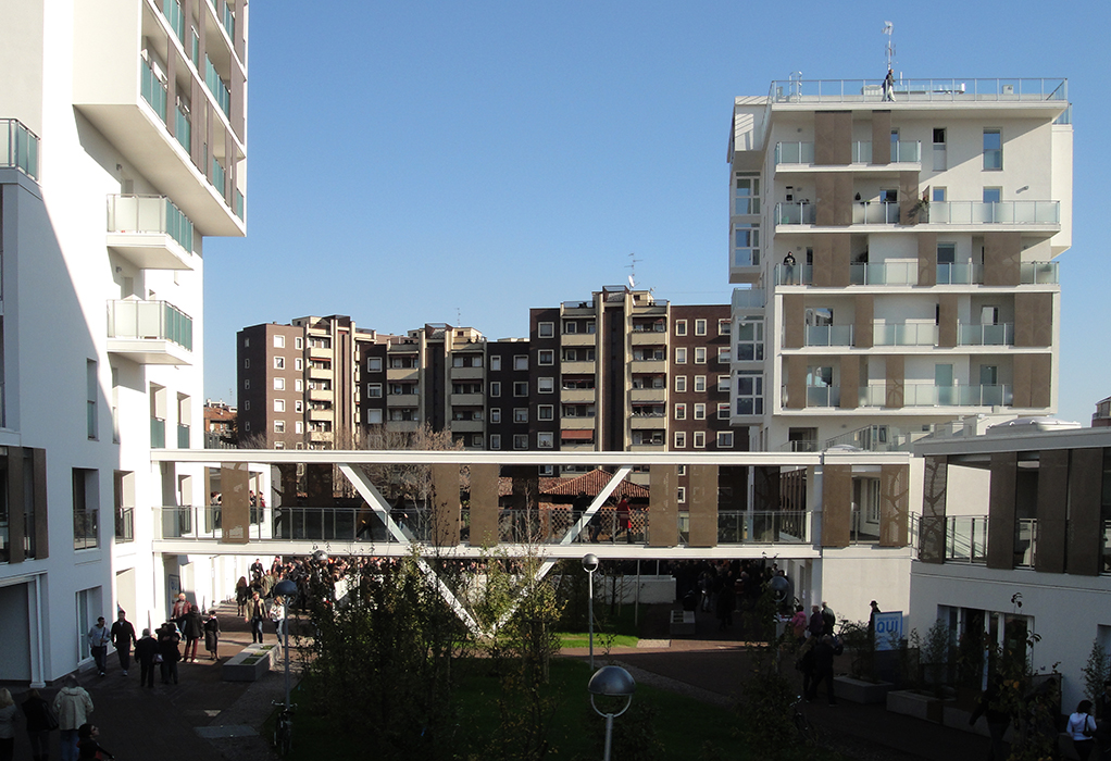 Residential building in social housing in Via Cenni