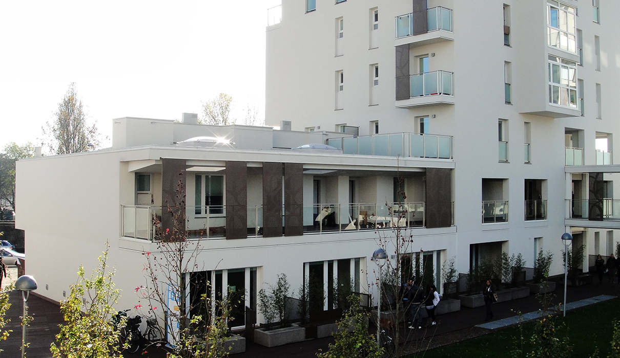 Residential building in social housing in Via Cenni