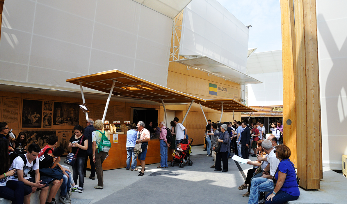 Cocoa and Rice Pavilion for EXPO2015