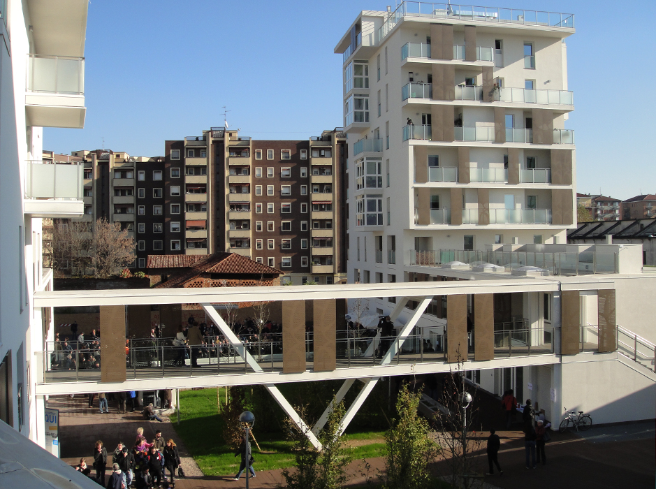 Residential building in social housing in Via Cenni