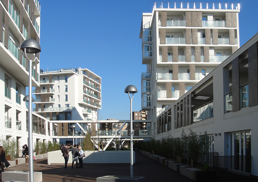 Residential building in social housing in Via Cenni