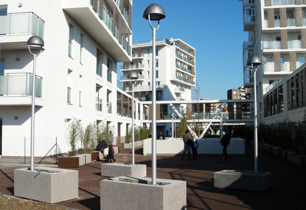 Residential building in social housing in Via Cenni